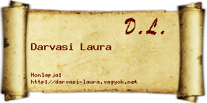 Darvasi Laura névjegykártya